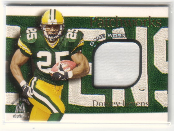 1999 SkyBox Molten Metal Patchworks #8 Dorsey Levens FS
