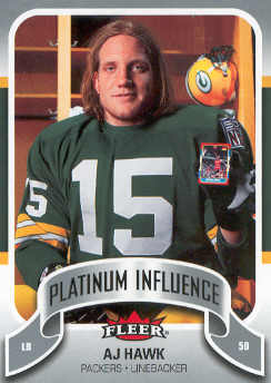 2006-07 Fleer Jordan's Platinum Influence #AH A.J. Hawk