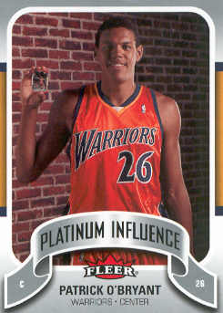 2006-07 Fleer Jordan's Platinum Influence #PO Patrick O'Bryant