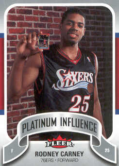 2006-07 Fleer Jordan's Platinum Influence #RC Rodney Carney