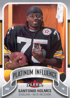 2006-07 Fleer Jordan's Platinum Influence #SH Santonio Holmes