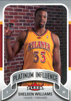 2006-07 Fleer Jordan's Platinum Influence #SW Shelden Williams