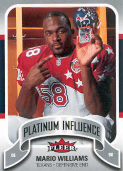 2006-07 Fleer Jordan's Platinum Influence #WI Mario Williams