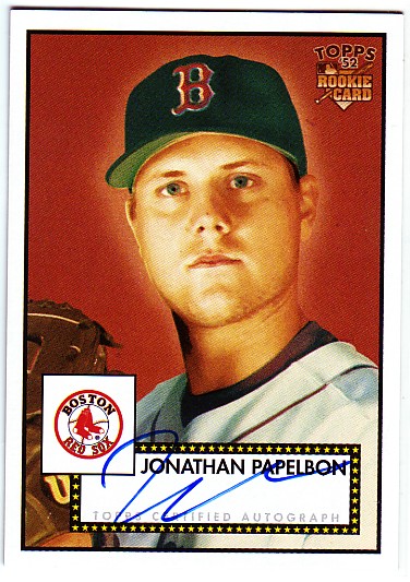 2006 Topps 52 Signatures #JP Jonathan Papelbon G