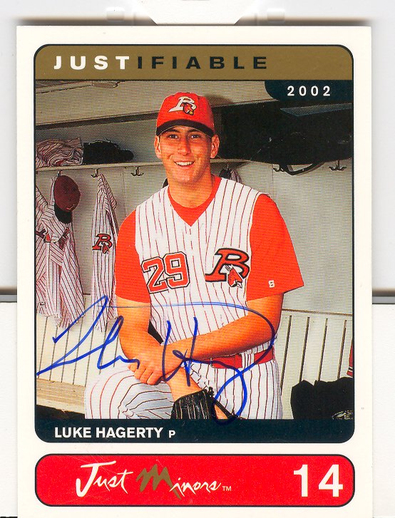 2002-03 Justifiable Autographs #14 Luke Hagerty/400
