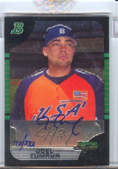 2006 Bowman Originals Buyback Autographs #472 Joel Zumaya 05 BCDP/233 F