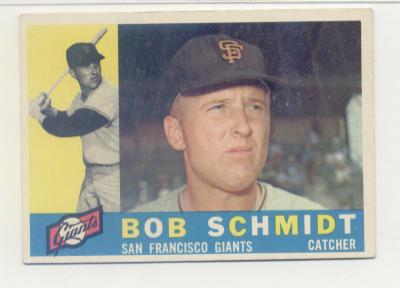 1960 Topps #501 Bob Schmidt