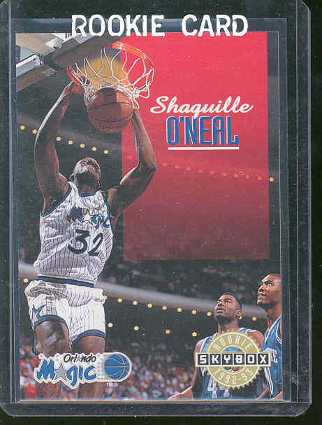 1992-93 SkyBox #382 Shaquille O'Neal SP RC