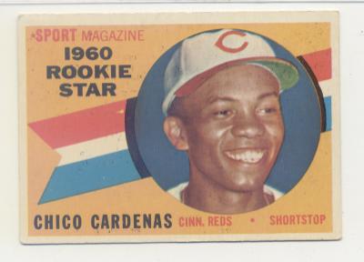 1960 Topps #119 Chico Cardenas RS RC