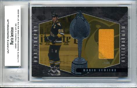 2000-01 BAP Ultimate Memorabilia Hart Trophy #H5 Mario Lemieux