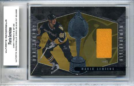 2000-01 BAP Ultimate Memorabilia Hart Trophy #H8 Mario Lemieux