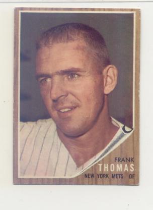 1962 Topps #7 Frank Thomas