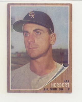 1962 Topps #8 Ray Herbert