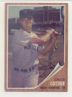 1962 Topps #27 Chuck Cottier