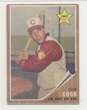1962 Topps #41 Cliff Cook