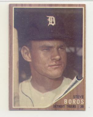 1962 Topps #62 Steve Boros