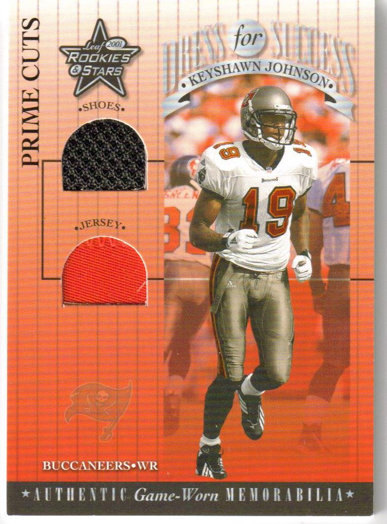 2001 Leaf Rookies and Stars Dress For Success Prime Cuts #DFS23 Keyshawn Johnson