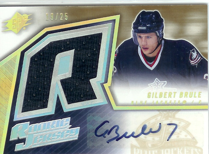 2005-06 SPx Spectrum #156 Gilbert Brule JSY AU