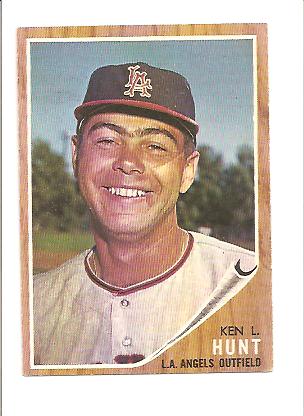 1962 Topps #68 Ken Hunt