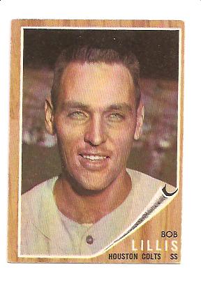 1962 Topps #74 Bob Lillis