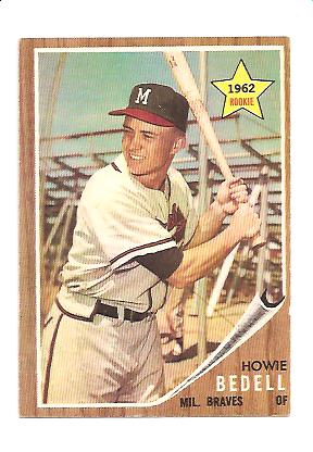 1962 Topps #76 Howie Bedell