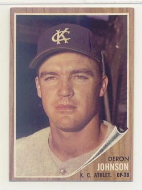 1962 Topps #82 Deron Johnson
