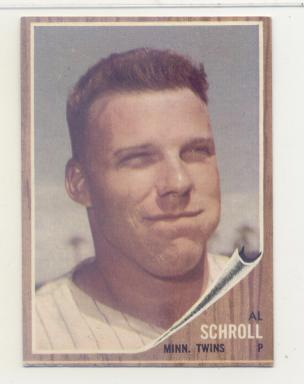 1962 Topps #102 Al Schroll