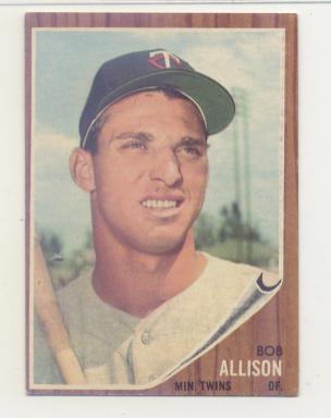 1962 Topps #180 Bob Allison