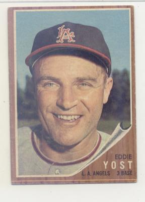 1962 Topps #176A Eddie Yost Portrait