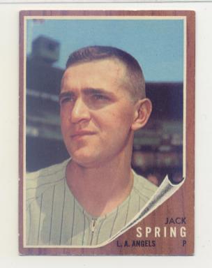 1962 Topps #257 Jack Spring RC