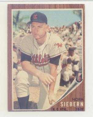 1962 Topps #275 Norm Siebern