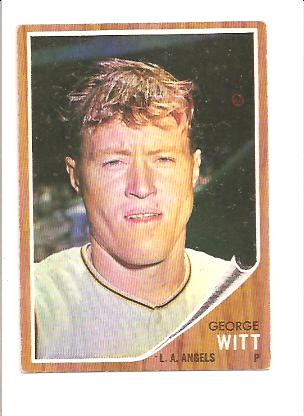 1962 Topps #287 George Witt