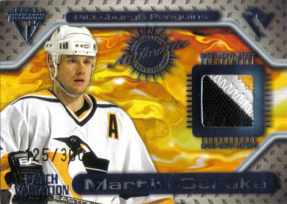 2000-01 Titanium Game Gear Patches #142 Martin Straka/300