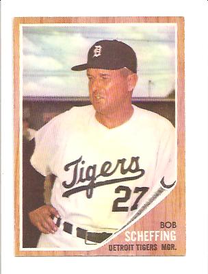1962 Topps #416 Bob Scheffing MG