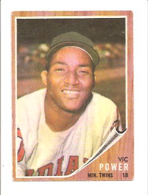 1962 Topps #445 Vic Power