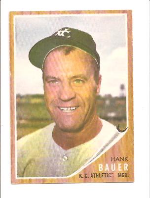 1962 Topps #463 Hank Bauer MG