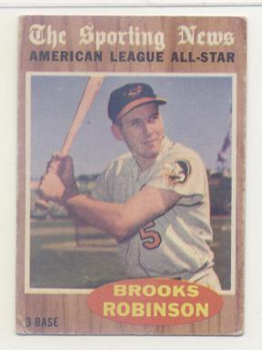 1962 Topps #468 Brooks Robinson AS
