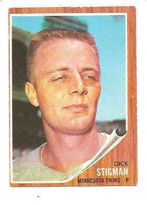 1962 Topps #532 Dick Stigman