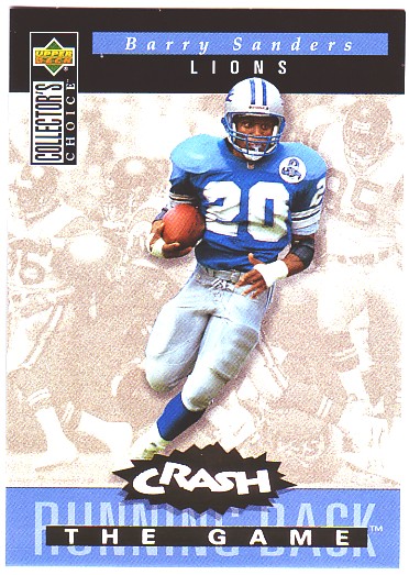 1994 Collector's Choice Crash the Game Gold Redemption #C16 Barry Sanders