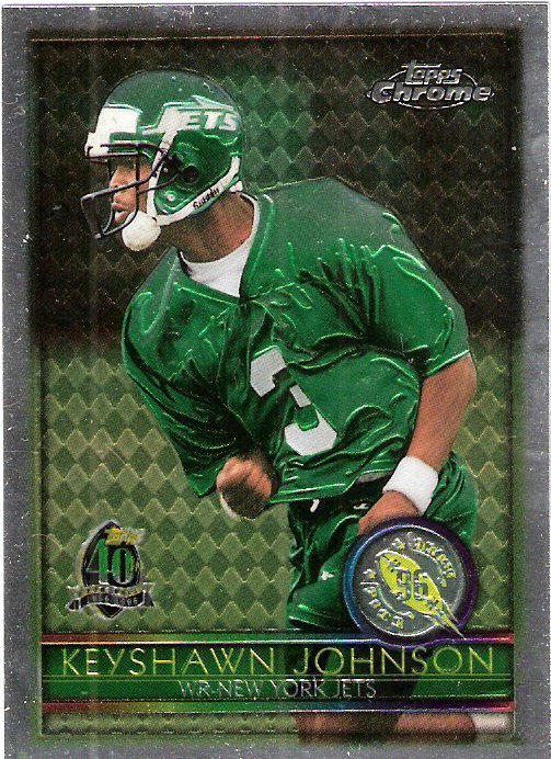 1996 Topps Chrome #159 Keyshawn Johnson RC