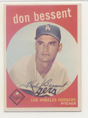 1959 Topps #71 Don Bessent
