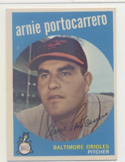 1959 Topps #98 Arnie Portocarrero