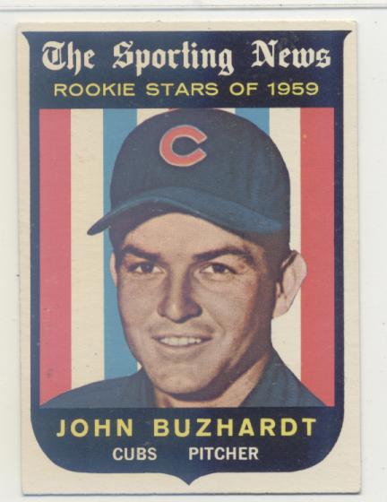 1959 Topps #118 John Buzhardt RS RC