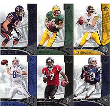 2006 SP Authentic Football Complete Set with no SP's Cards 1-100