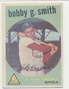 1959 Topps #162 Bobby G. Smith