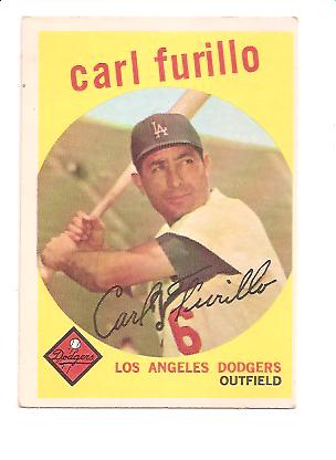 1959 Topps #206 Carl Furillo