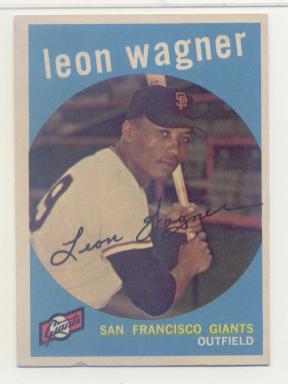 1959 Topps #257 Leon Wagner RC
