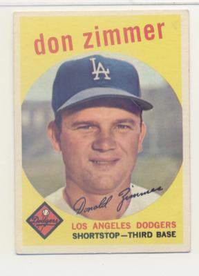 1959 Topps #287 Don Zimmer