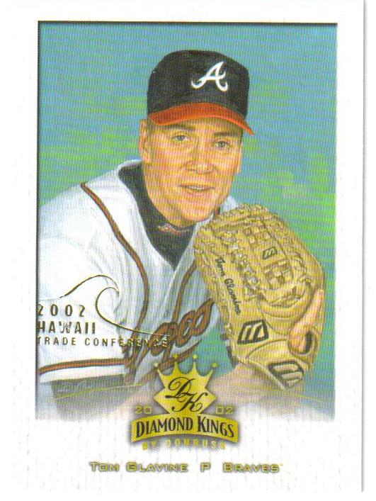 2002 Diamond Kings Hawaii Parallel 20 #9 Tom Glavine