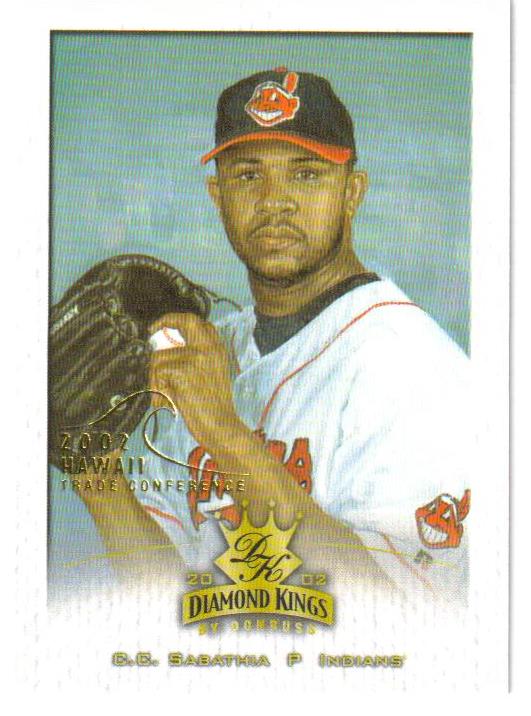 2002 Diamond Kings Hawaii Parallel 20 #40 C.C. Sabathia